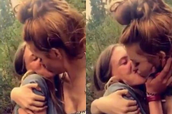 Bella Thorne (right) passionately kissing her older brother's ex-girlfriend Bella Pendergast.