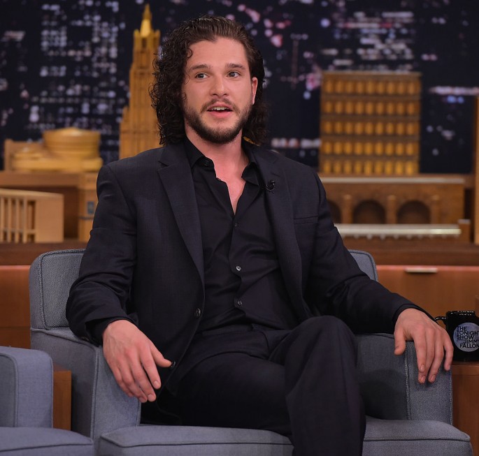 Kit Harington visits 'The Tonight Show Starring Jimmy Fallon' at Rockefeller Center on May 13, 2016 in New York City.