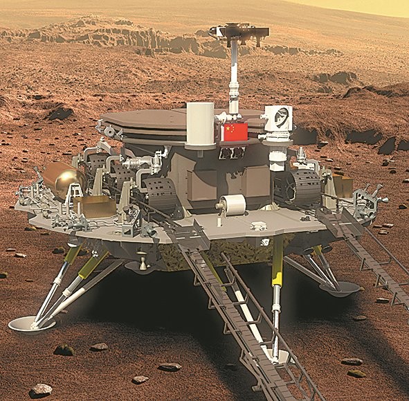 The China National Space Administration unveiled the final design of its Mars probe on Tuesday. 