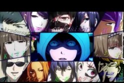Characters of Japanese Anime Series Tokyo Ghoul