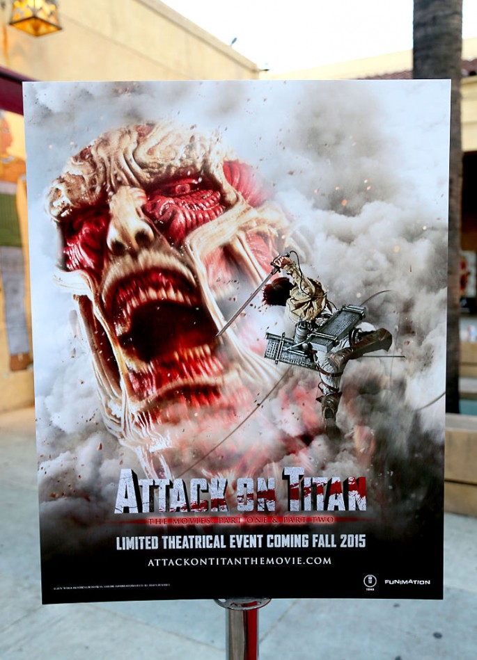 'Attack on Titan' world premiere.