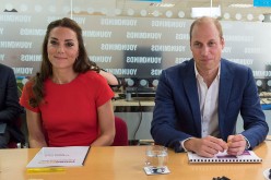 Kate Middleton and Prince William at YoungMinds Mental Health charity.
