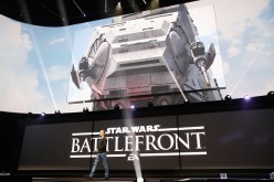 EA DICE introduces 'Star Wars Battlefront' during the Sony E3 press conference at the L.A. 