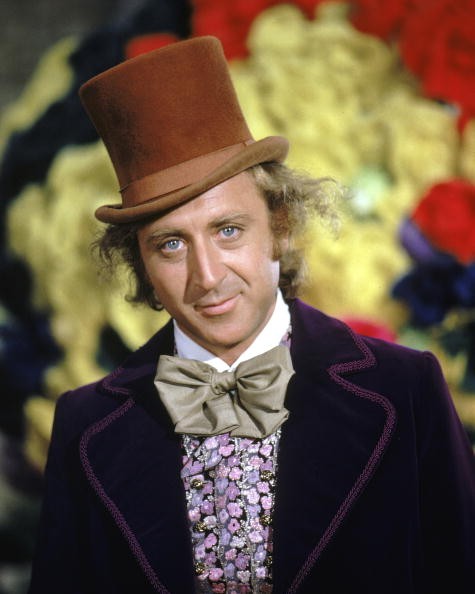 American actor Gene Wilder as Willy Wonka in "Willy Wonka & The Chocolate Factory," directed by Mel Stuart, 1971.