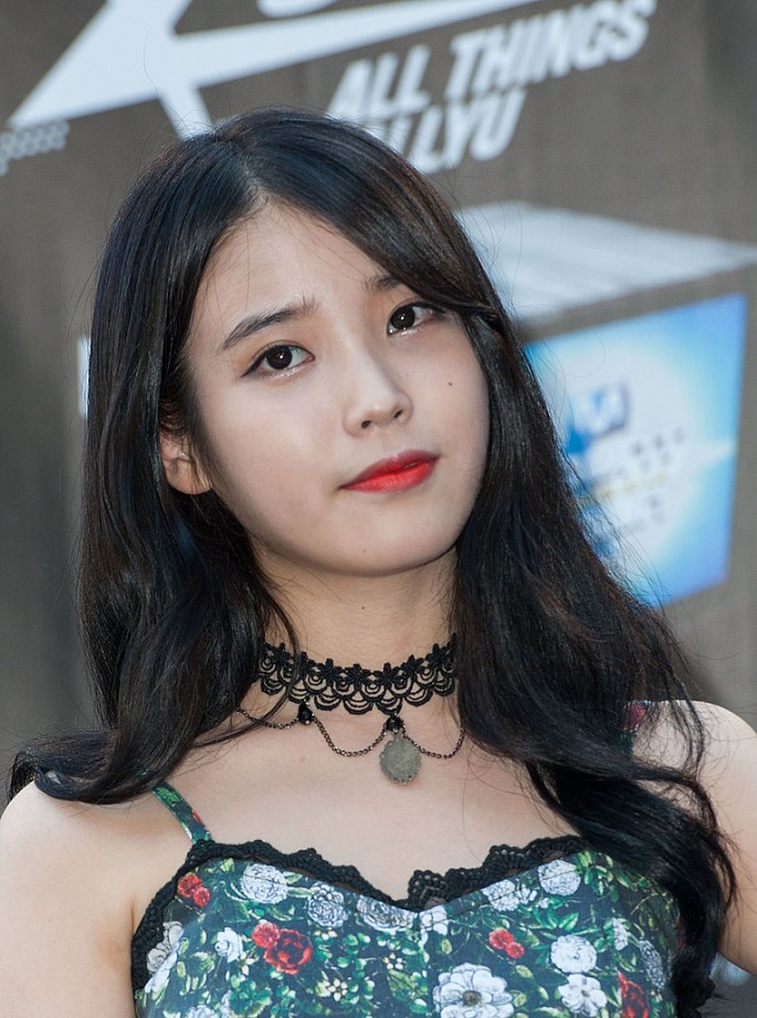 Singer IU attends KCON 2014 - Day 1 at the Los Angeles Memorial Sports Arena on August 9, 2014 in Los Angeles, California.