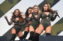  Jade Thirlwall, Perri Edwards, Leigh-Anne Pinnock and Jesy Nelson of 'Little Mix' perform during the V Festival at Hylands Park on August 20, 2016 in Chelmsford, England.  