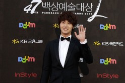 Actor Jung Il-Woo arrives for the 47th PaekSang Art Awards at Kyunghee University Art Center on May 26, 2011 in Seoul, South Korea.