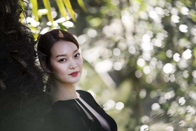 Actress Shin Min-A poses on August 15, 2014 in Locarno, Switzerland.