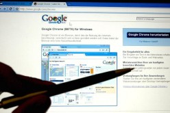 In this photo illustration Google's Chrome, Google Inc.'s new Web browser is displayed on a laptop.