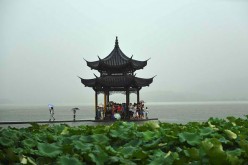 The Leifeng Pagoda is a famous tourist attraction in Hangzhou.