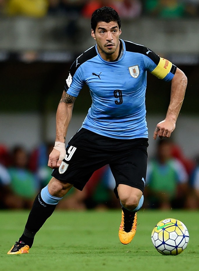 Uruguay striker Luis Suárez.