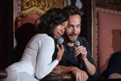  Actors Nicole Beharie and Tom Mison attend a special screening of Fox's 'Sleepy Hollow' at Hollywood Forever on June 2, 2014 in Hollywood, California. (