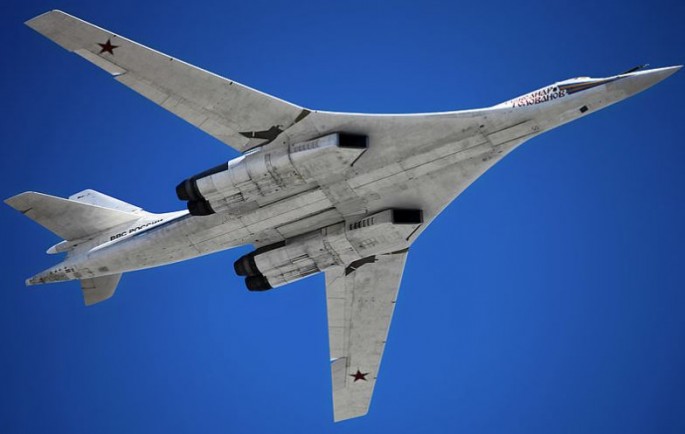 Tupolev Tu-160M supersonic strategic bomber.