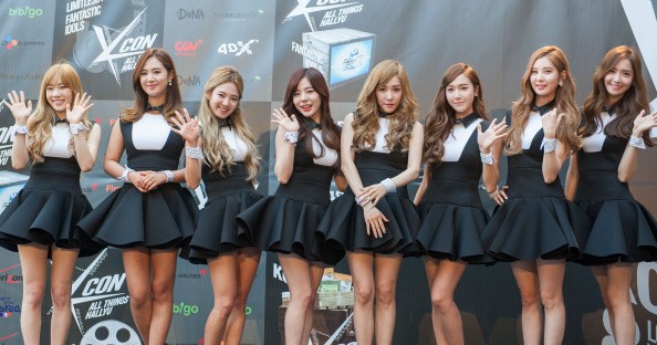 Girls Generation attends KCON 2014 - Day 2 at the Los Angeles Memorial Sports Arena on August 10, 2014 in Los Angeles, California.   