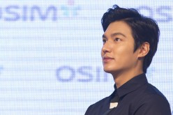 Korean singer/actor Lee Min-Ho attends a press conference for a commercial event on September 11, 2014 in Taipei, Taiwan.