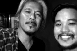 Yibada editor Conan Altatis takes a selfie with 'The Woman Who Left' director Lav Diaz after watching Brillante Mendoza's 'Ma' Rosa.' 