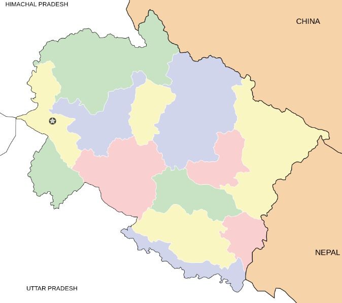 Uttarkhand State in northern India.