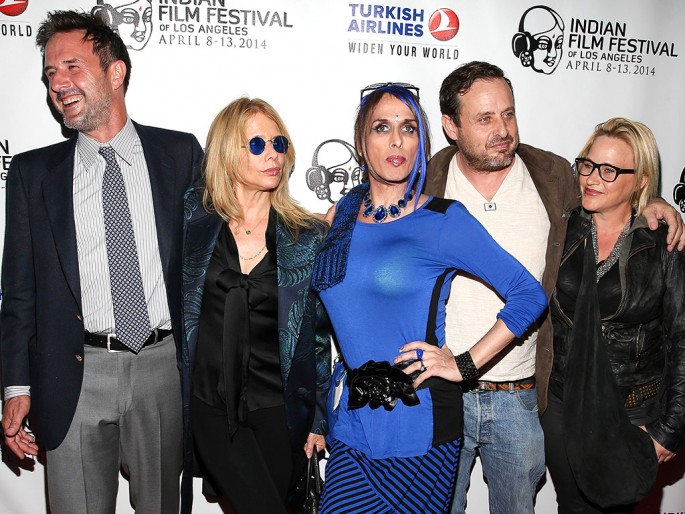 David Arquette, Rosanna Arquette, Alexis Arquette, Richmond Arquette, and Patricia Arquette in 2014.