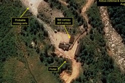 North Korean nuclear weapon test site.