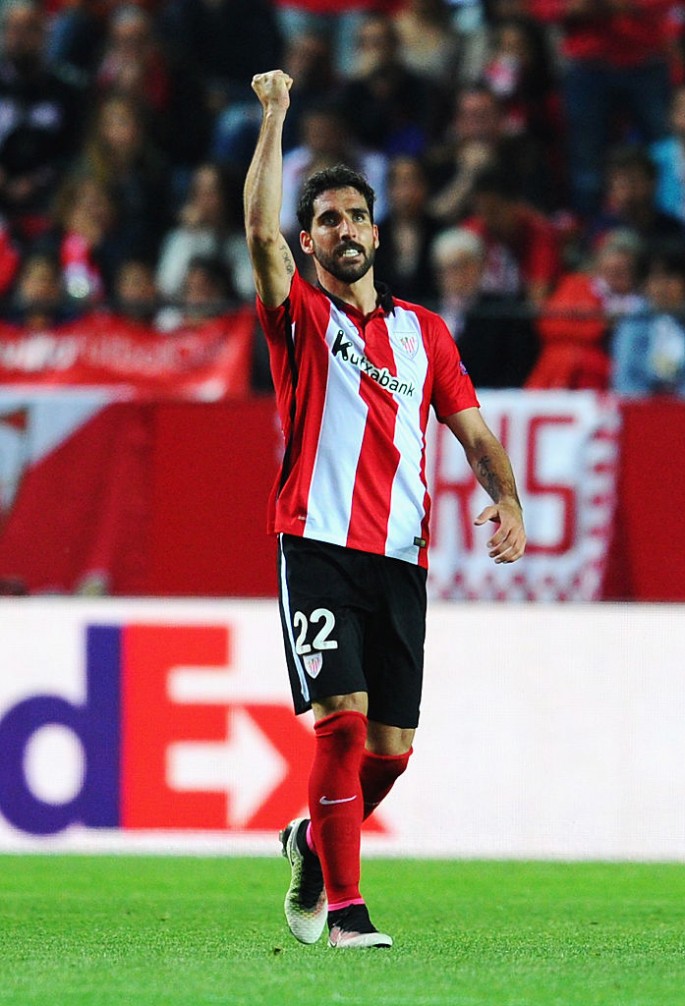 Athletic Bilbao midfielder Raul Garcia.