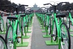 Bikes are still a popular mode of transportation in China.