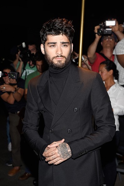 Zayn Malik attends Tom Ford fashion show during New York Fashion Week September 2016 at 99E 52d St. on September 7, 2016 in New York City.   