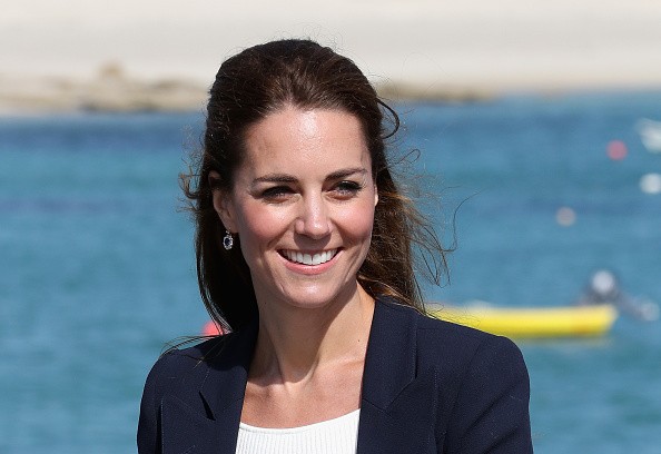 The Duchess of Cambridge visits the Island of St Martin's in the Scilly Isles on September 2, 2016 in St Martins, England. 