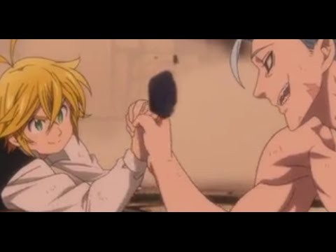 Ban and Meliodas get involved in a fistfight in the episode 7 of season 1 of 'Seven Deadly Sins'