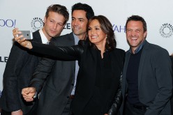  (L-R) Peter Scanavino, Danny Pino, Mariska Hargitay and Raul Esparza attend the 2nd Annual Paleyfest New York Presents; Law & Order: SVU' at Paley Center For Media on October 13, 2014 in New York, New York. 