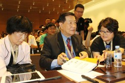 Henry Lee Chang-Yu, a  Chinese-born American forensic scientist, attends the 4th China Internet Security Conference at National Convention Center held on Aug. 17, 2016 in Beijing.