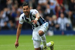 West Bromwich Albion winger Nacer Chadli.