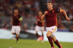 Roma striker Edin Dzeko.