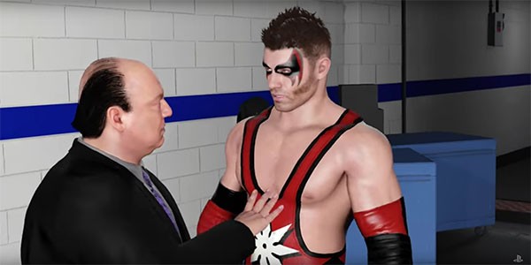 Paul Heyman stops a "WWE 2K17" character to give him a better offer.