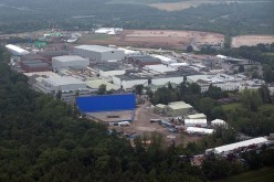 Pinewood Studios is pictured from a helicopter on June 13, 2015, in London, England.