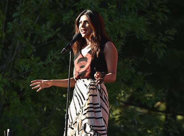 Priyanka Chopra speaks onstage at the 2016 Global Citizen Festival In Central Park To End Extreme Poverty By 2030 held on September 24, 2016 in New York City. 