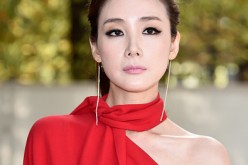 Choi Ji Woo arrives at the Valentino show as part of the Paris Fashion Week Womenswear Spring/Summer 2015 on September 30, 2014 in Paris, France.