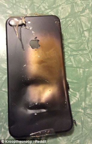 Burnt iPhone 7