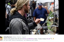'Thor: Ragnarok' on-set photo