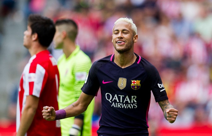 Barcelona winger Neymar.