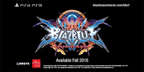 Arc System Works and Aksys Games reveal their latest fighting video game, "Blazblue Centralfiction."