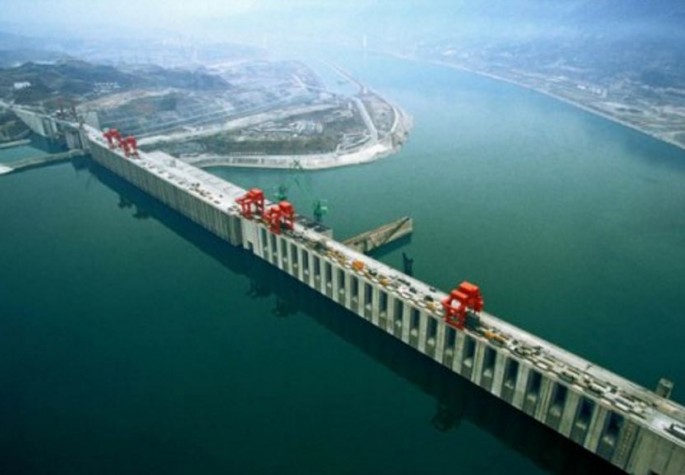 China's Three Gorges Dam, the world's largest dam.