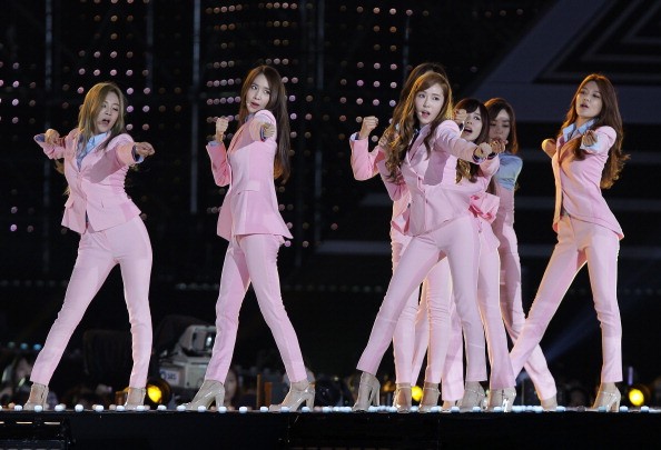 South Korean pop group Girls Generation perform on stage during the 20th Dream Concert on June 7, 2014 in Seoul, South Korea. 