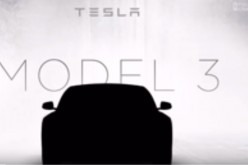 Potential form of Tesla Model 3 car from Tesla Motors.