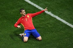 Spain striker Alvaro Morata.
