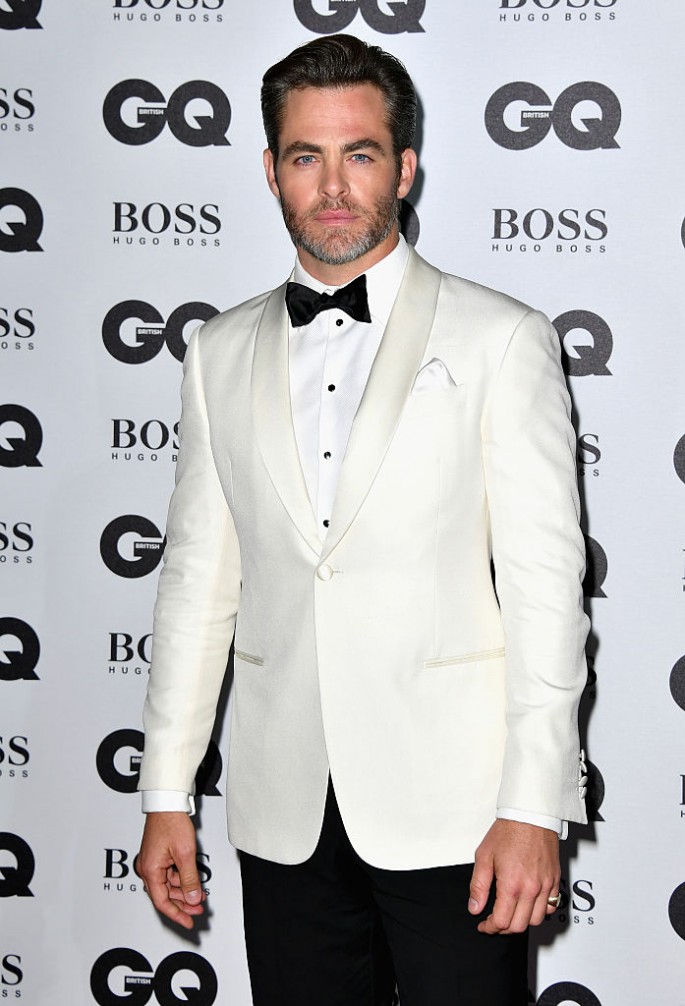 Chris Pine arrives for GQ Men Of The Year Awards 2016 at Tate Modern on September 6, 2016 in London, England. 