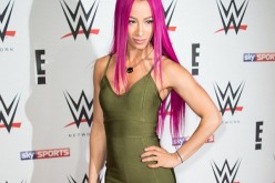 Sasha Banks arrives for WWE RAW at 02 Brooklyn Bowl on April 18, 2016 in London, England. 