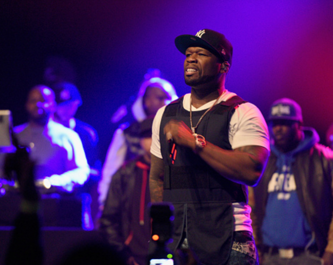 50 Cent performs onstage at the Power105.1 Breakfast Club Anniversary party presented by Verizon on December 17, 2015.