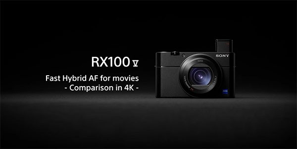 Sony reveals their latest compact camera for their RX100 lineup, Sony Cyber-shot RX100 V.