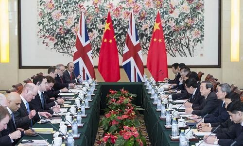 China and the U.K. are working hand in hand to boost their diplomatic ties.