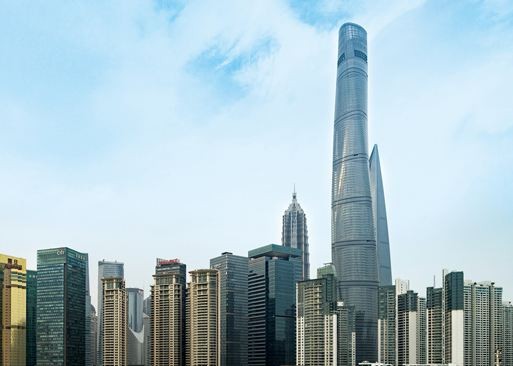 Shanghai Tower, the world's second tallest building.   